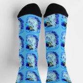 Weiße Meerjungfrau sitzt Donner_Cove Socken (Oben)