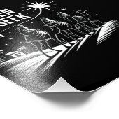 Weiße Menschen noch immer suchen ihn Christlich We Fotodruck (Ecke)