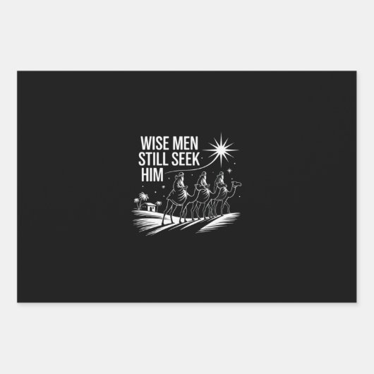 Weiße Menschen noch immer suchen ihn Christlich We Geschenkpapier Set (Vorderseite)