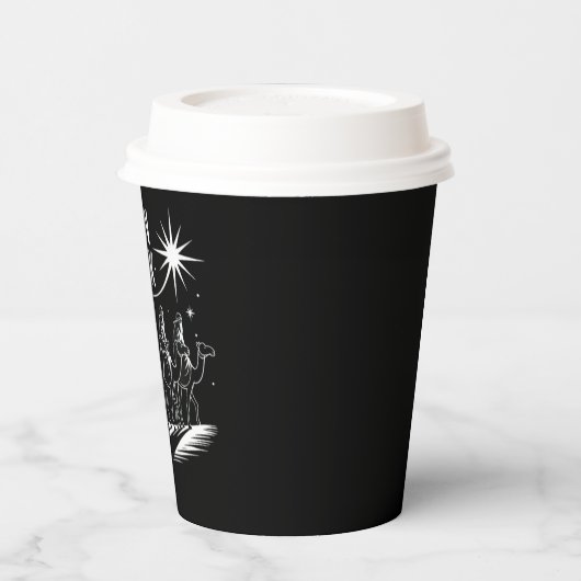 Weiße Menschen noch immer suchen ihn Christlich We Pappbecher (Links)