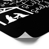 Weiße Menschen noch immer suchen ihn Christlich We Poster (Ecke)