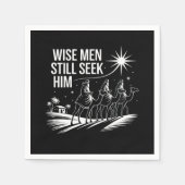 Weiße Menschen noch immer suchen ihn Christlich We Serviette (Vorderseite)