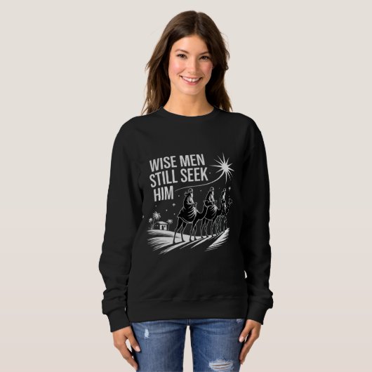 Weiße Menschen noch immer suchen ihn Christlich We Sweatshirt (Vorne ganz)