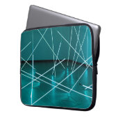 WEISSE METALLRAHMEN LAPTOPSCHUTZHÜLLE (Vorderseite Links)