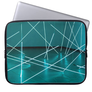WEISSE METALLRAHMEN LAPTOPSCHUTZHÜLLE