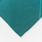WEIßE METALLRHMEN FLEECEDECKE (Ecke)