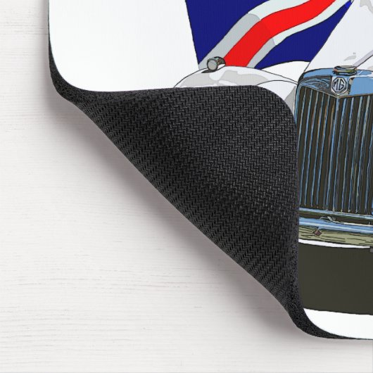 Weiße MG TF Mousepad (Ecke)