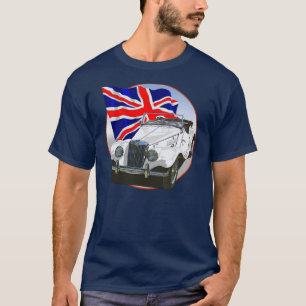 Weiße MG TF T-Shirt