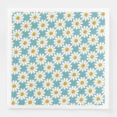 Weiße Milchmuster Serviette (Vorderseite)