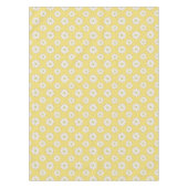 Weiße Milchprodukte auf goldenem Gelb Tischdecke (Vorderseite)