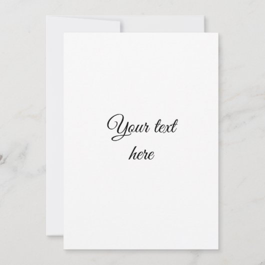 Weiße Milchprodukte Einladung (Rückseite)