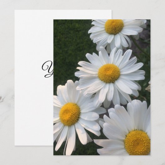 Weiße Milchprodukte Einladung (Vorne/Hinten)