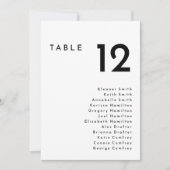 Weiße, moderne, fette Hangkarte (Vorderseite)