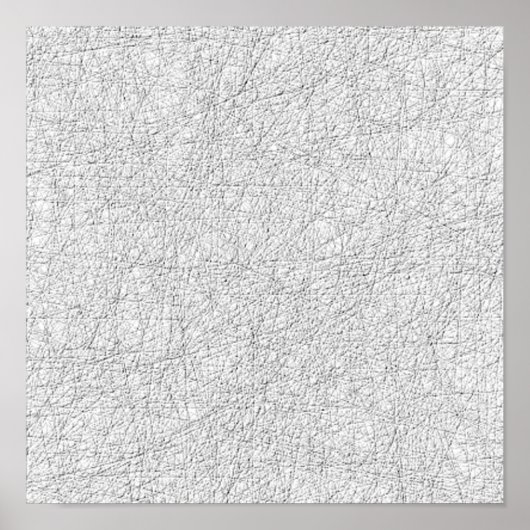 Weiße Moderne Kunst Poster (Vorne)