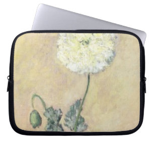 Weiße Mohnblume Claude Monets  , 1883 Laptopschutzhülle