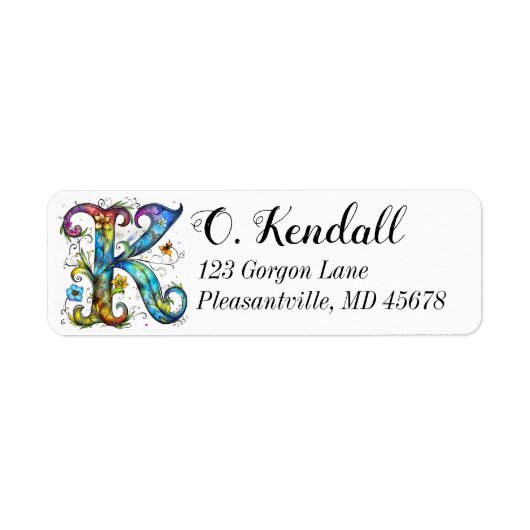 Weiße Monogramm K (Vorne)