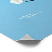 Weiße Möwen, die Poster fliegen (Ecke)