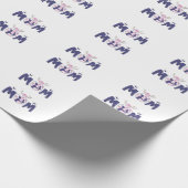 Weiße Mummy-T-Shirt, Geschenkpapier (Ecke)