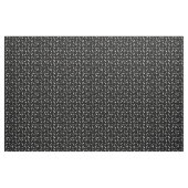 Weiße Musiknote Muster auf Schwarz Stoff (Yard (91,4 cm))