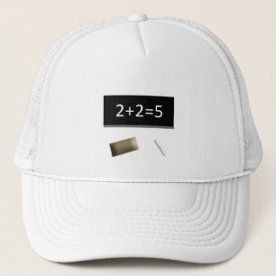 Weiße Mütze 2+2=5