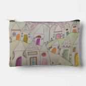 Weiße Nachbarschaft Zubehörtasche (Vorderseite)