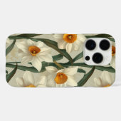 Weiße Narzisse Blumenfrühling Botanisch Case-Mate iPhone Hülle (Rückseite (Horizontal))