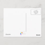 Weiße Narzissen - Postkarte (Rückseite)