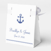 Weiße Nautikkasten mit Ankern für die Gastgeschenk Geschenkschachtel (Rückseite)