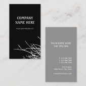 Weiße Niederlassungen Visitenkarte (Vorne/Hinten)