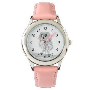Weiße Niedliche Eule Armbanduhr