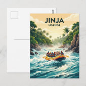 Weiße Nil-Stromschnellen, Jinja Uganda Postkarte (Vorne/Hinten)