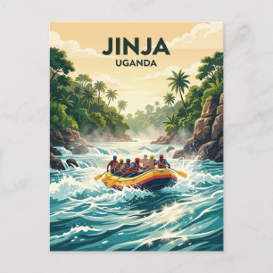 Weiße Nil-Stromschnellen, Jinja Uganda Postkarte