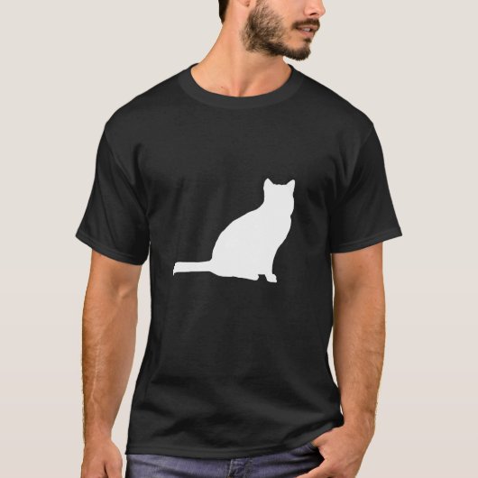 Weiße Ninja… Katze? T-Shirt (Vorderseite)