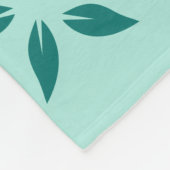 Weiße Nuthatch am Zweig Fleecedecke (Ecke)