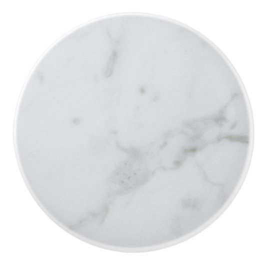 Weiße Oberfläche Keramikknauf (Vorderseite)