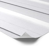Weiße Oberfläche Poster (Ecke)