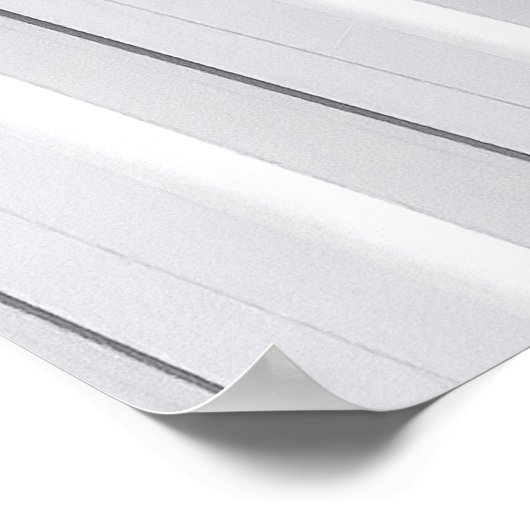 Weiße Oberfläche Poster (Ecke)