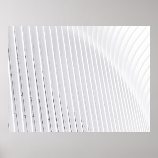 Weiße Oberfläche Poster (Vorne)