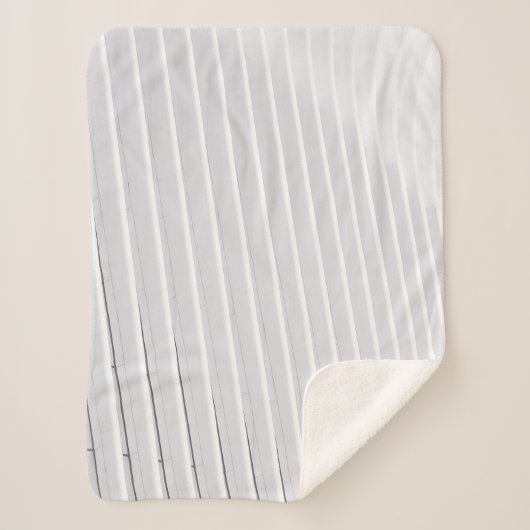 Weiße Oberfläche Sherpadecke (Vorderseite)