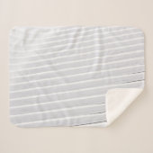 Weiße Oberfläche Sherpadecke (Vorderseite (Horizontal))