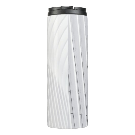 Weiße Oberfläche Thermosbecher (Rückseite)