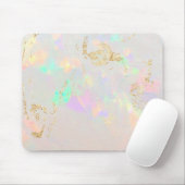 weiße Opal-Mauspad Mousepad (Mit Mouse)