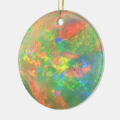 Weiße Opalverzierung Keramik Ornament (Links)