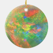 Weiße Opalverzierung Keramik Ornament (Hinten)