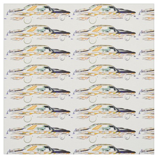 WEISSE ORANGE 1963 BUICK RIVIERA STOFF (Muster)