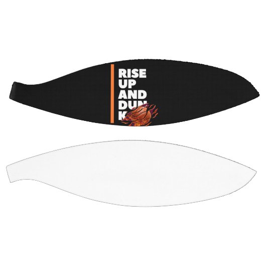 Weiße Orange fett aufsteigen und Dunk Basketball (Panele)