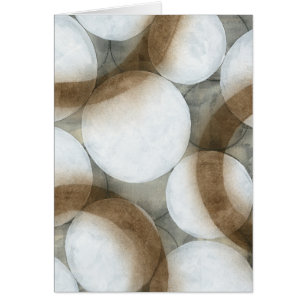 Weiße Orbs und braune Kreise