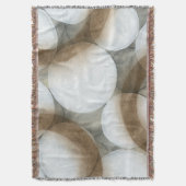 Weiße Orbs und braune Kreise Decke (Vorderseite Vertikal)