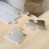 Weiße Orbs und braune Kreise Puzzle (Seite)