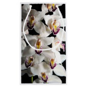Weiße Orchid-Spray Kleine Geschenktüte (Rückseite)